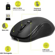 Port Essential Pro Rechargeable Mouse Black - 910010
