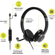 Port Connect Pro ON'R300 Wired Over Ear Headset Black