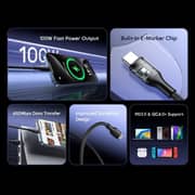 Oraimo RobustLine USB-C To USB-C Cable 1m Black - OCD-1145CC-BK 
