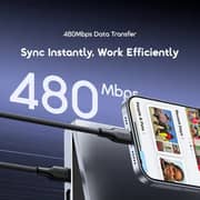 Oraimo RobustLine USB-C To USB-C Cable 1m Black - OCD-1145CC-BK 