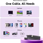 Oraimo BraidLine Fast USB-C to USB-C Cable 1m White - OCD-1525CC-WH