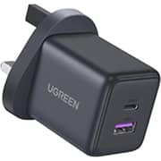 Ugreen X516 Fast USB-A And USB-C Charger Space Gray - 65036