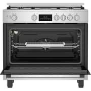 Beko 5 Burner Gas Cooker 90cm Black/Silver - BGGR 11228