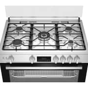 Beko 5 Burner Gas Cooker 90cm Black/Silver - BGGR 11228
