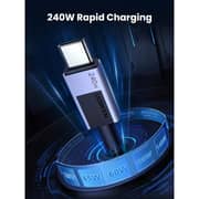 Ugreen Fast Charging USB-C To USB-C Cable 1m Space Gray/Black - 45067