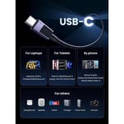 Ugreen Fast Charging USB-C To USB-C Cable 1m Space Gray/Black - 45067