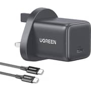 Ugreen X513 Fast Wall Charger With USB-C Cable Black - 75958