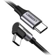 Ugreen Right Angle USB-C To USB-C Cable 2m Black - 50125