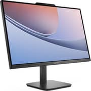 Lenovo V100 All-in-One (2023) Desktop - Intel N100 / 23.8inch FHD / 512GB SSD / 8GB RAM / Shared Intel UHD Graphics / Windows 11 Pro / English Keyboard / Eclipse Black / Middle East Version - [13BE0011GP]