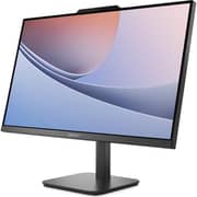 Lenovo V100 All-in-One (2023) Desktop - Intel N100 / 23.8inch FHD / 256GB SSD / 8GB RAM / Shared Intel UHD Graphics / Windows 11 Pro / English Keyboard / Eclipse Black / Middle East Version - [13BE0013GP]
