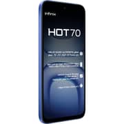 Infinix HOT 70 4G 256GB 8GB RAM Dive Blue Dual Sim Smartphone with Charger