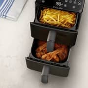 Philips 4000 Series Stacked Dual Basket Airfryer - NA460/09