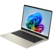 HP OmniBook 3 (2025) Laptop - Qualcomm Snapdragon X X1-26-100 / 14inch 2K / 512GB SSD / 16GB RAM / Shared Qualcomm Adreno Graphics / Windows 11 Home / English Keyboard / Warm Gold / International Version - [14-HZ0025DX]