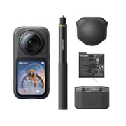 كاميرا أكشن إنستا360 X6 حزمة إسينشيال لون أسود INST-CINSABXA-X603