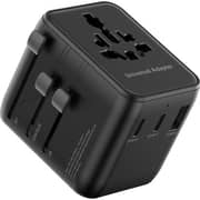TCH 25W Universal Travel Adapter Black - UCA25
