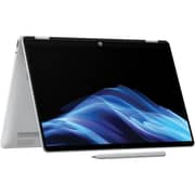 HP OmniBook 5 Flip 2-in-1 Convertible (2024) Laptop - 1st Series / Intel Core 7-150U / 14inch 2K / 1TB SSD / 16GB RAM / Shared Intel Graphics / Windows 11 Home / English Keyboard / Gracier Silver / International Version - [14-FP0019NE]
