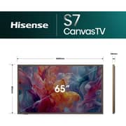 Hisense 65inch S7S 4K QLED Smart Canvas Television (2026 Model) - 65S7S
