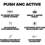 Skullcandy Push ANC Active Wireless Earbuds Black/Orange
