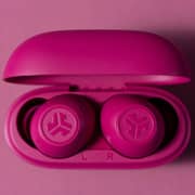 JLab Go Pop ANC True Wireless Earbuds Fuschia