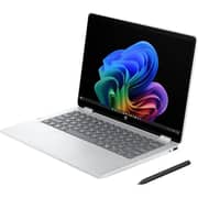 HP OmniBook 5 Flip 2-in-1 Convertible (2026) AI PC - 3rd Series / Intel Core Ultra 7-355 / 14inch 2K / 512GB SSD / 16GB RAM / Shared Intel Graphics / Windows 11 Home / English & Arabic Keyboard / Glacier Silver / Middle East Version - [14-km0009ne]