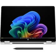 HP OmniBook 5 Flip 2-in-1 Convertible (2026) AI PC - 3rd Series / Intel Core Ultra 7-355 / 14inch 2K / 512GB SSD / 16GB RAM / Shared Intel Graphics / Windows 11 Home / English & Arabic Keyboard / Glacier Silver / Middle East Version - [14-km0009ne]