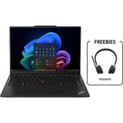 Lenovo ThinkPadX1 Carbon Gen 14 Aura Edition (2026) Ultrabook - 3rd Series / Intel Core Ultra 7-355 / 14inch 2.8K / 1TB SSD / 32GB RAM / Shared Intel Graphics / Windows 11 Pro / English & Arabic Keyboard / Black / ME Version-[21V7008SGR]+4XD1Q30302Headset