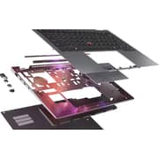 Lenovo ThinkPad X1 2-in-1 Gen 11 Aura Edition (2026) Laptop - 3rd Series / Intel Core Ultra 7-355 / 14inch WUXGA / 1TB SSD / 32GB RAM / Shared Intel Graphics / Windows 11 Pro / English & Arabic Keyboard / Grey / ME Version-[21V9002SGR]+4XD1Q30302 Headset