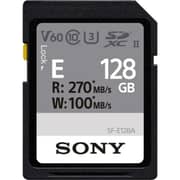 Sony E Series UHS-II SDXC Memory Card 128GB Black - SF-E128A