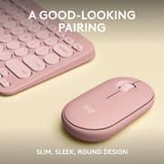 Logitech Pebble 2 Combo Wireless Keyboard & Mouse Tonal Rose - 920-012189