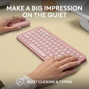 Logitech Pebble 2 Combo Wireless Keyboard & Mouse Tonal Rose - 920-012189