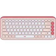 Logitech Pop Icon Combo Wireless Keyboard & Mouse Rose/Off White - 920-013123