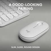 Logitech Pebble 2 Combo Wireless Keyboard & Mouse Tonal White - 920-012188