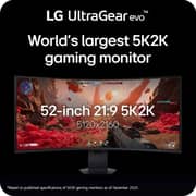 LG Ultragear evo 5K2K Curved Gaming Monitor 52inch - LG-52G930B-B