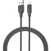 Brave Fast Charging Braided USB-A to Lightning Cable 1m Black - BDC-48