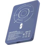 Levelo Lumex Slim Magnetic 5000mAh Power Bank Blue - LVLLMX5KPBBL