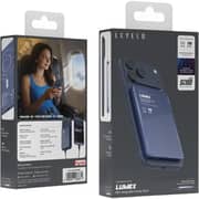 Levelo Lumex Slim Magnetic 5000mAh Power Bank Blue - LVLLMX5KPBBL