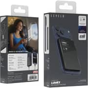 Levelo Lumex Slim Magnetic 5000mAh Power Bank Black - LVLLMX5KPBBK