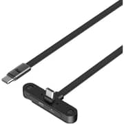 Mycandy Rewindable USB-C to USB-C Cable with Stand 1.2m Grey - ACMYCNCE300C2CGRY