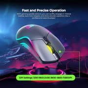 Mycandy GM-E100 Gaming Mouse Black - ACMYCNGME100BLK