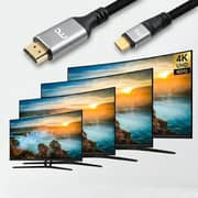 Mycandy HDMI-E110H2C HDR HDMI Cable 2m Black/Grey - ACMYCNHDME110H2CBLK
