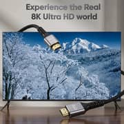 Mycandy HDMI-E100H2H 8K HDMI Cable 2m Black/Grey - ACMYCNHDME100H2HBLK