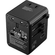 Choetech WorldGO Travel Charger Black - PD5063