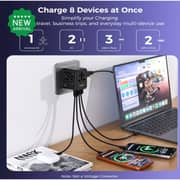 Choetech WorldGO Travel Charger Black - PD5063