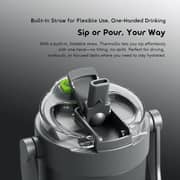 Oraimo 1 Pc ThermoGo Insulated Thermos Black - OH-VIT201N