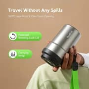 Oraimo 1 Pc QuickSip 450 Insulated Water Bottle Chrome - OHDW-002