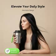 Oraimo 1 Pc QuickSip 450 Insulated Water Bottle Chrome - OHDW-002