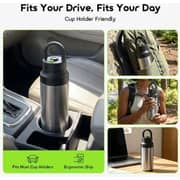 Oraimo 1 Pc QuickSnap 550 Insulated Water Bottle Chrome - OHDW-008