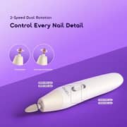 Oraimo Tipsy 6 Nail Drill Manicure Tipsy White - OMS-210N