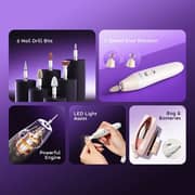 Oraimo Tipsy 6 Nail Drill Manicure Tipsy White - OMS-210N