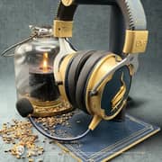 Lexip Hogwarts Legacy Ancient Magic Cross-Platform Wireless Over Ear Headphones Black/Gold